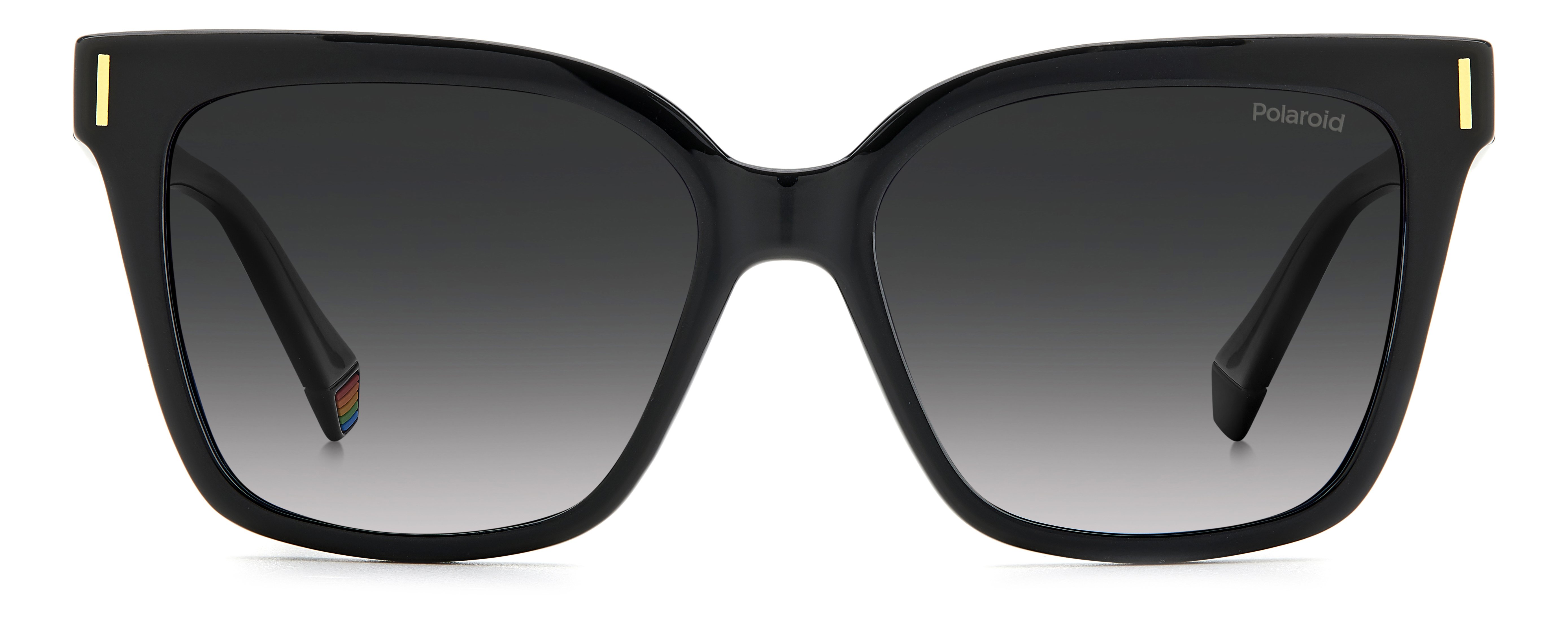 POLAROID-6192/S 807*WJ BLACK(GREY SHADED POLARIZED 54*16, Negro, hi-res image number 1